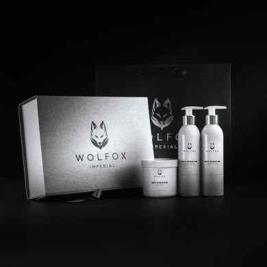 WOlFOX IMPERIAL, BIO KERATIN , KERATIN, COLLAGEN, COLLAGEN, HAIR MASK, SHAMPOO, CONDITIONER